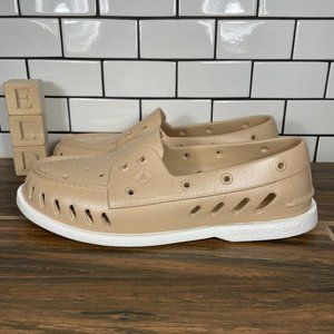 Sperry Authentic Original Float Women's Size 11 Boat Shoes Beige Slip On